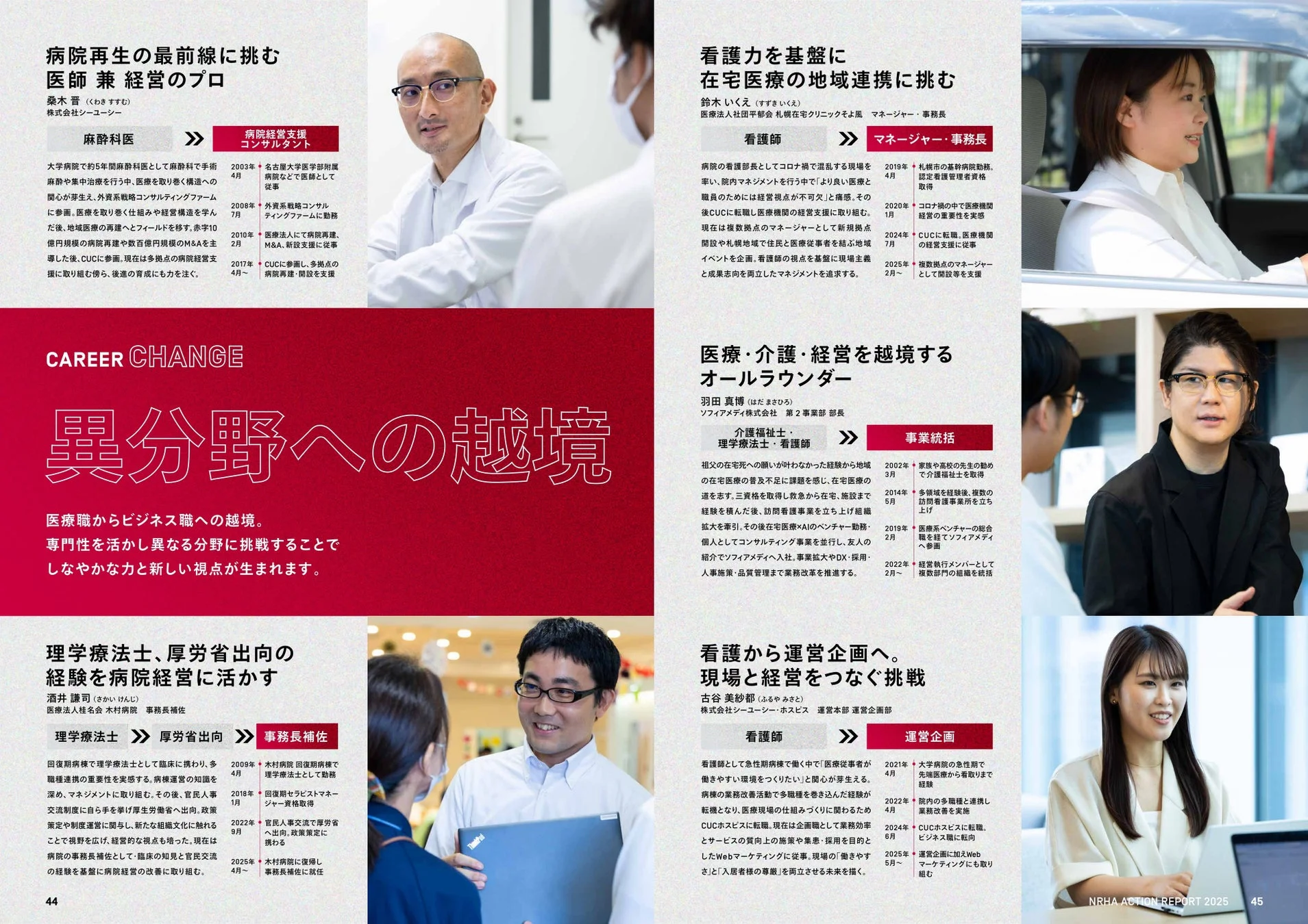 異分野への越境で活躍する医療従事者