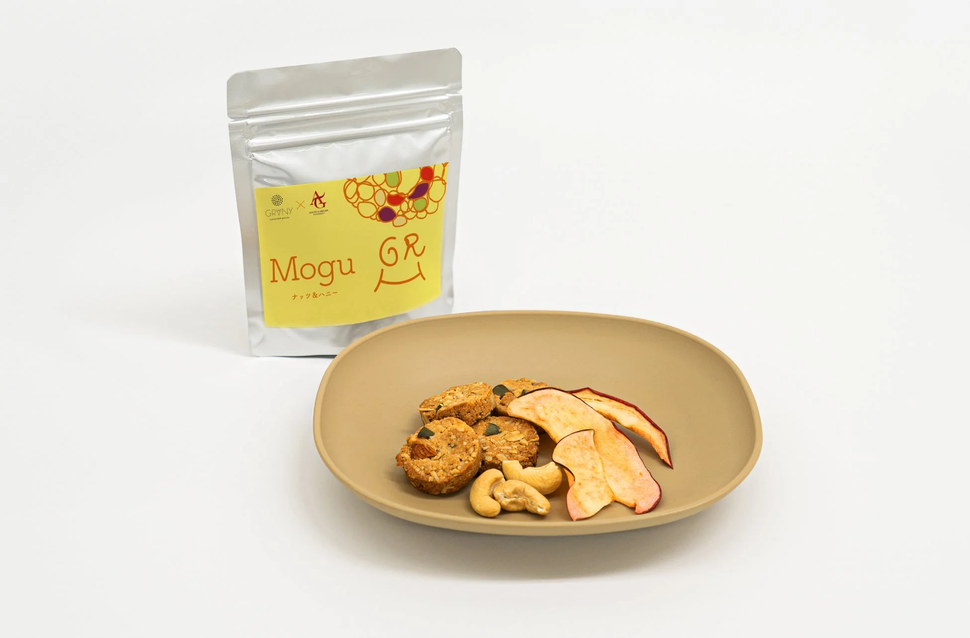 ナッツ&ハニーのパッケージと盛り付け