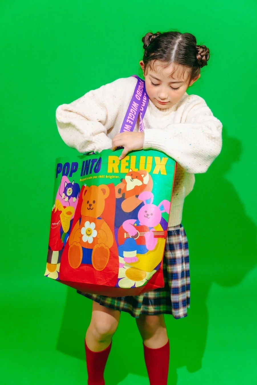 リユーザブルショッパー wiggle wiggle Designs