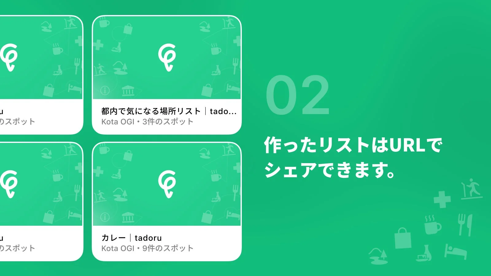 リストシェア画面