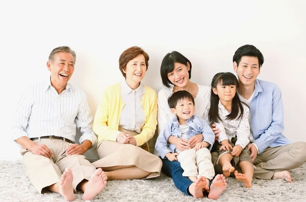 家族の笑顔