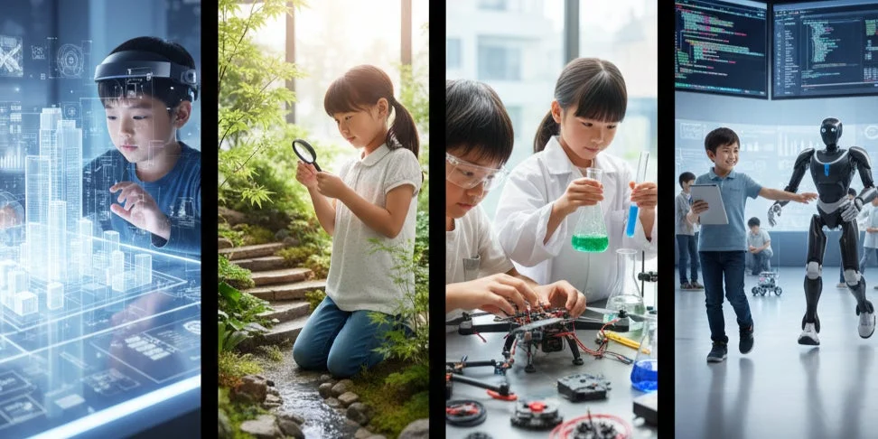 多様な学習活動に取り組む子供たち