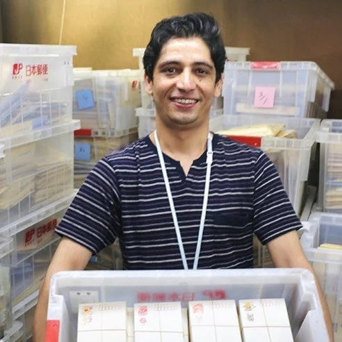 郵便局員の男性