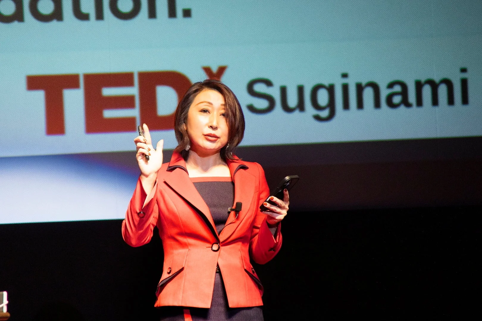TEDx Suginamiでの講演風景