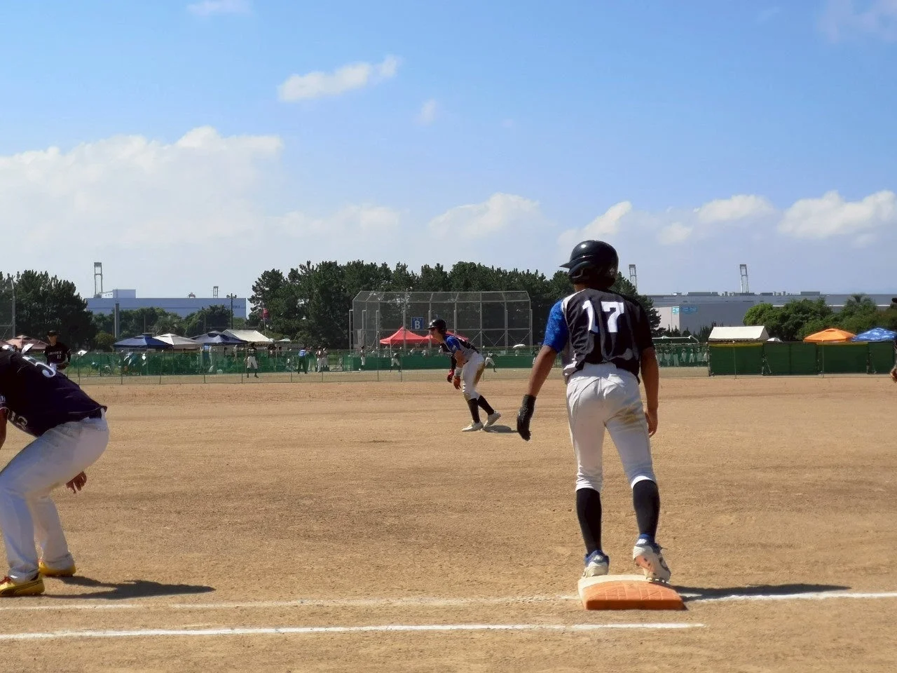 試合風景、選手