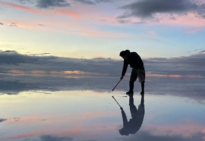 ウユニ塩湖の吉川氏
