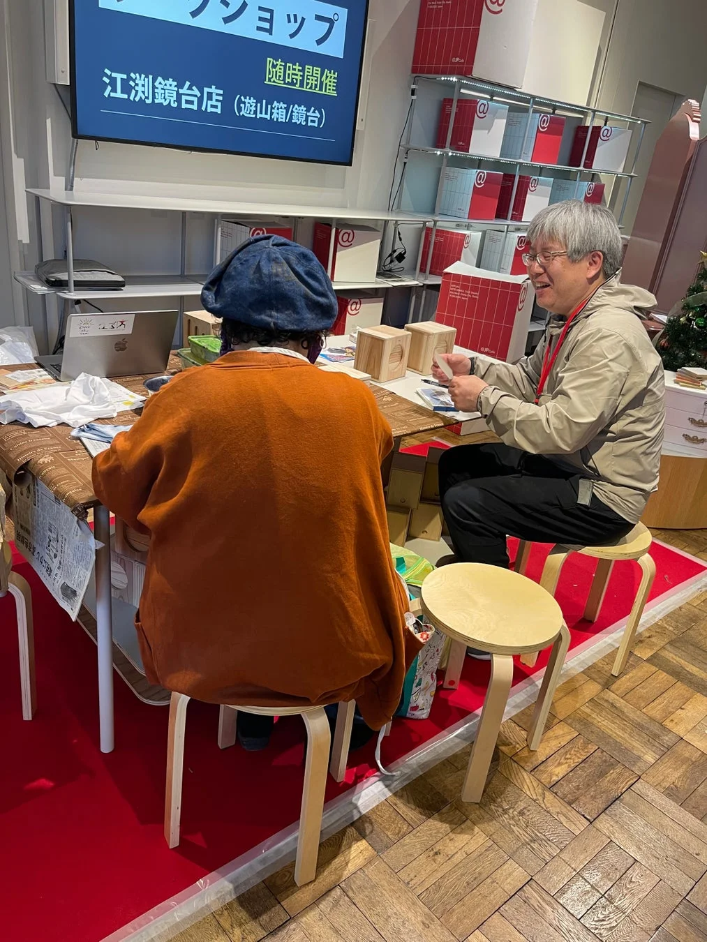 江淵鏡台店のワークショップ風景