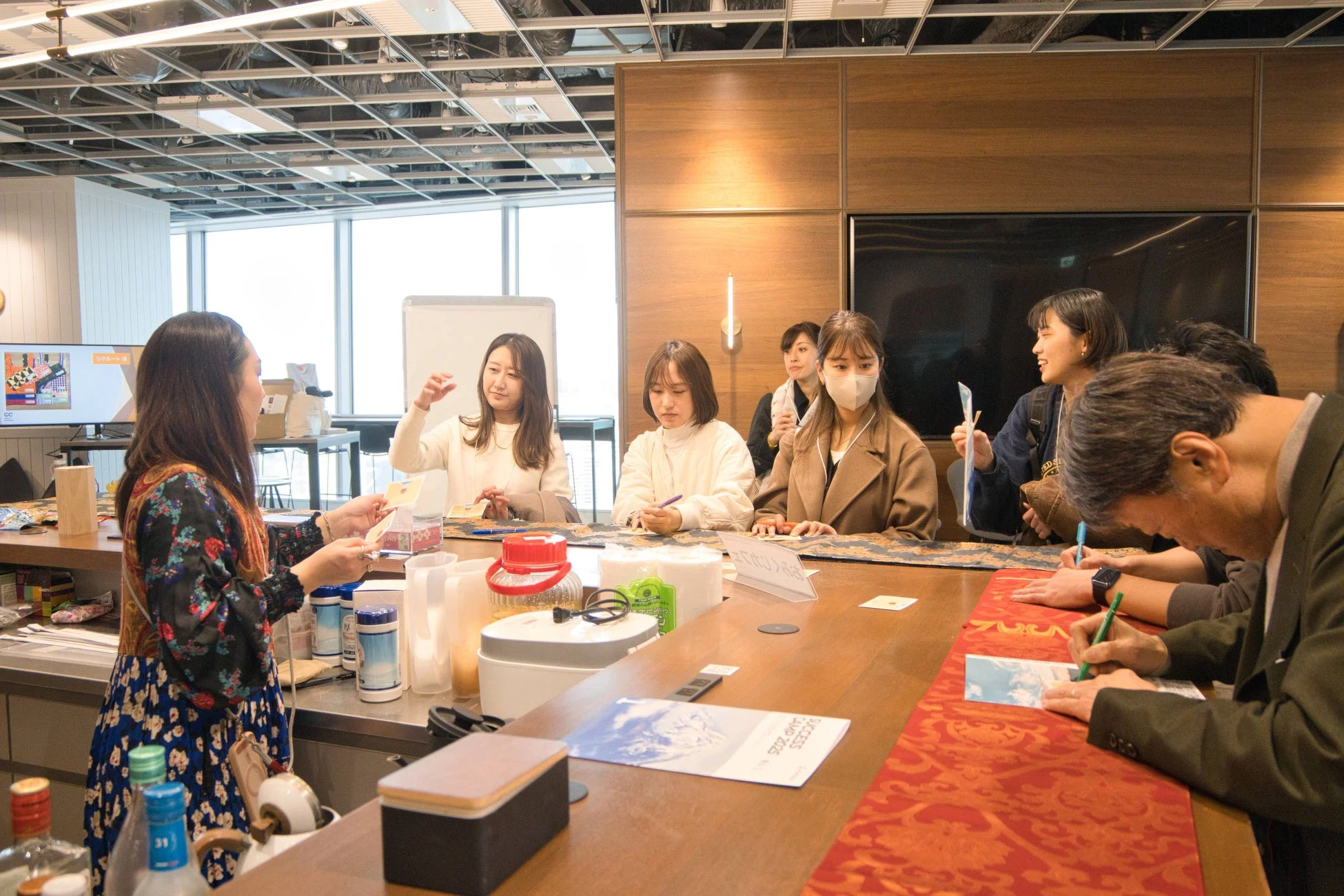 イベント受付/交流の様子