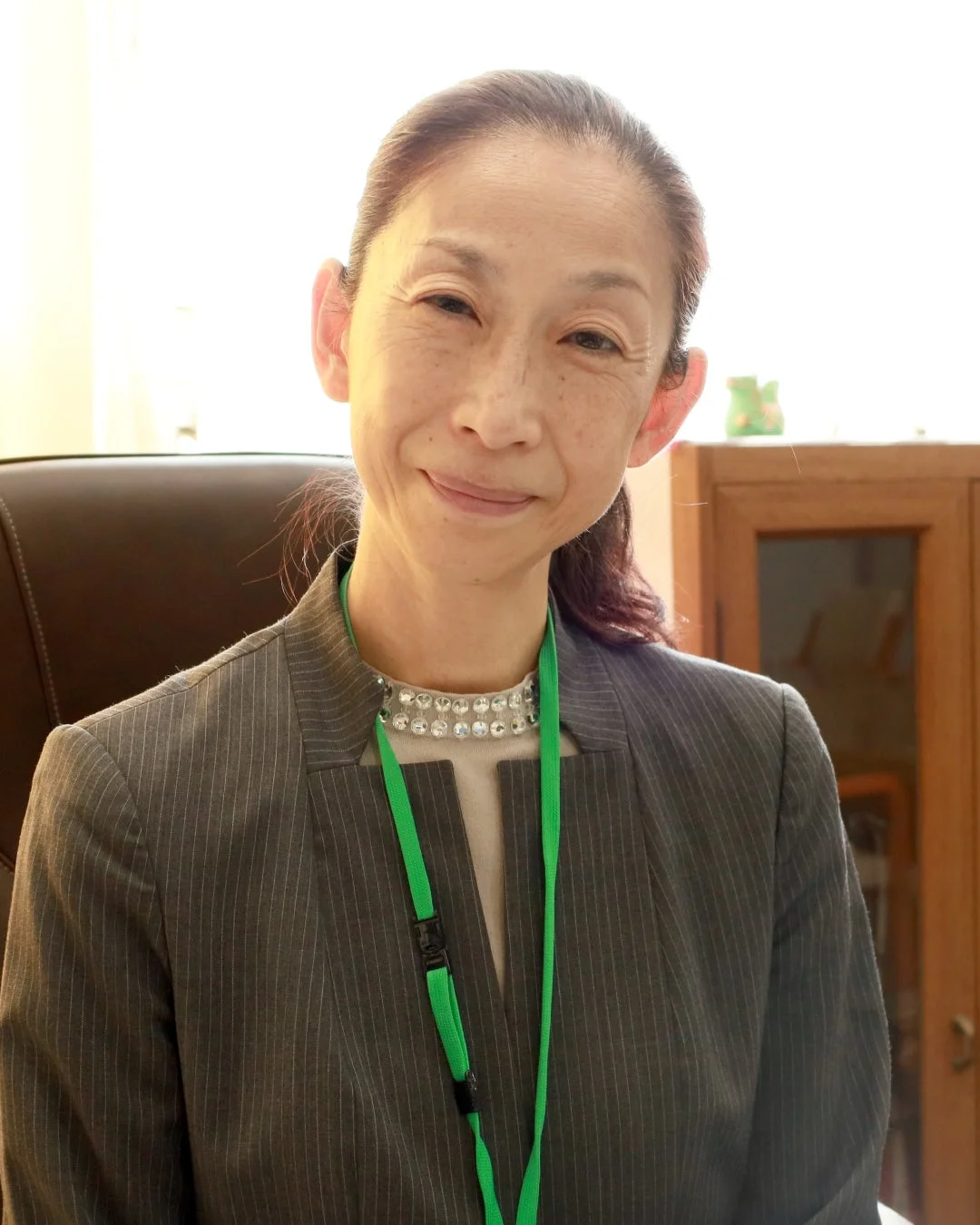 衣非まさ子校長先生のポートレート