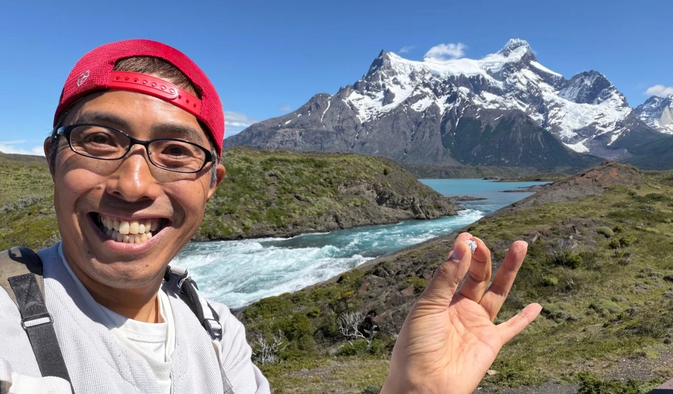 チリ トレスデルパイネ国立公園の吉川氏