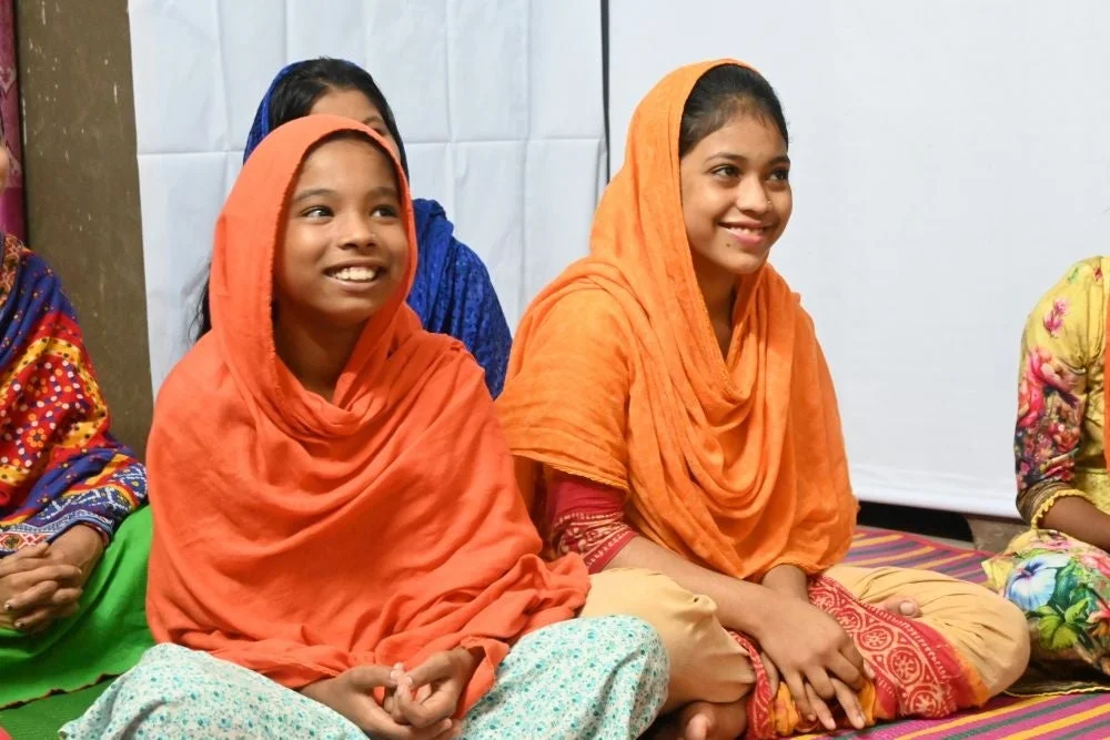 笑顔の少女たち