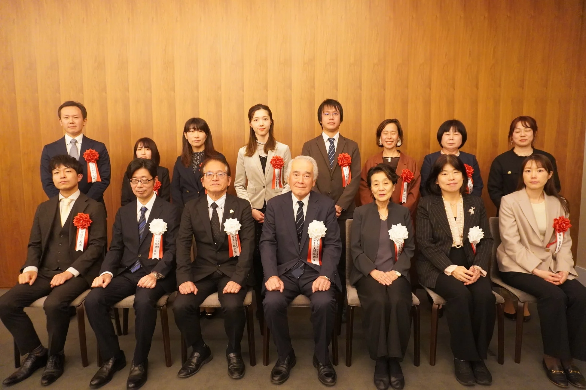 表彰式での集合写真