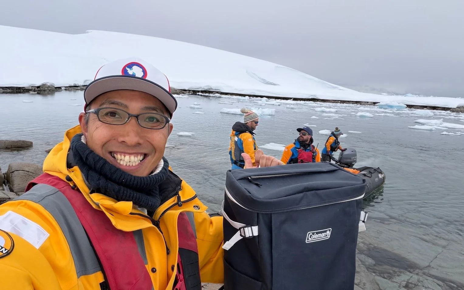 南極での吉川氏
