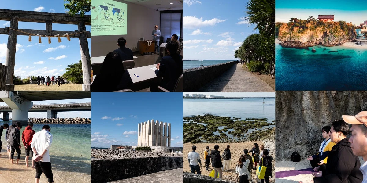 沖縄の自然と学びのコラージュ