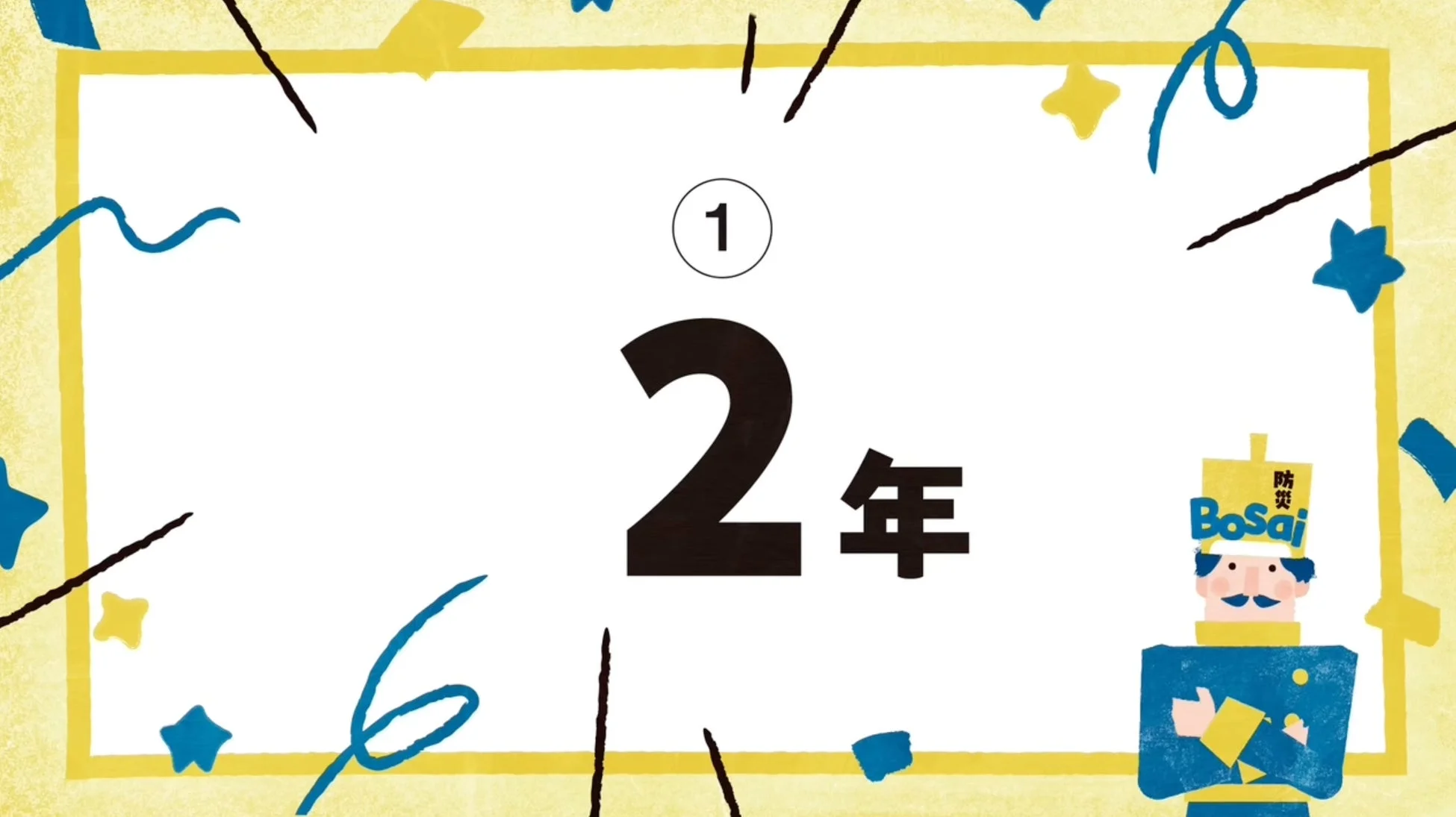 正解は1!の2年