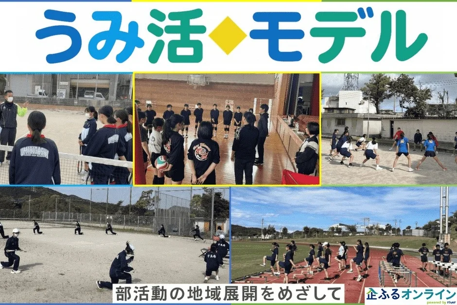 うみ活モデルの部活動の様子