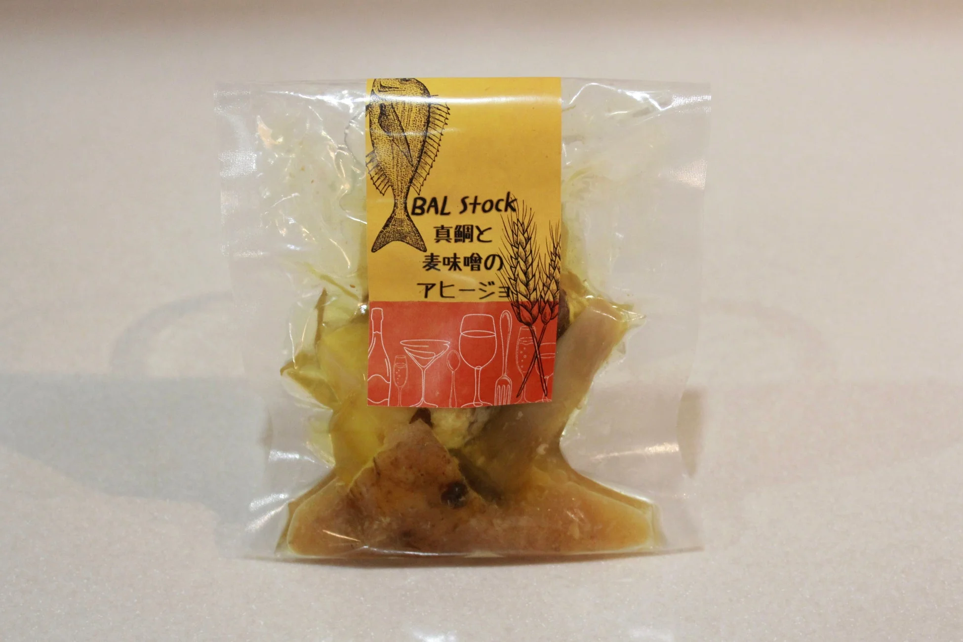 BAL stock 真鯛と麦味噌のアヒージョ