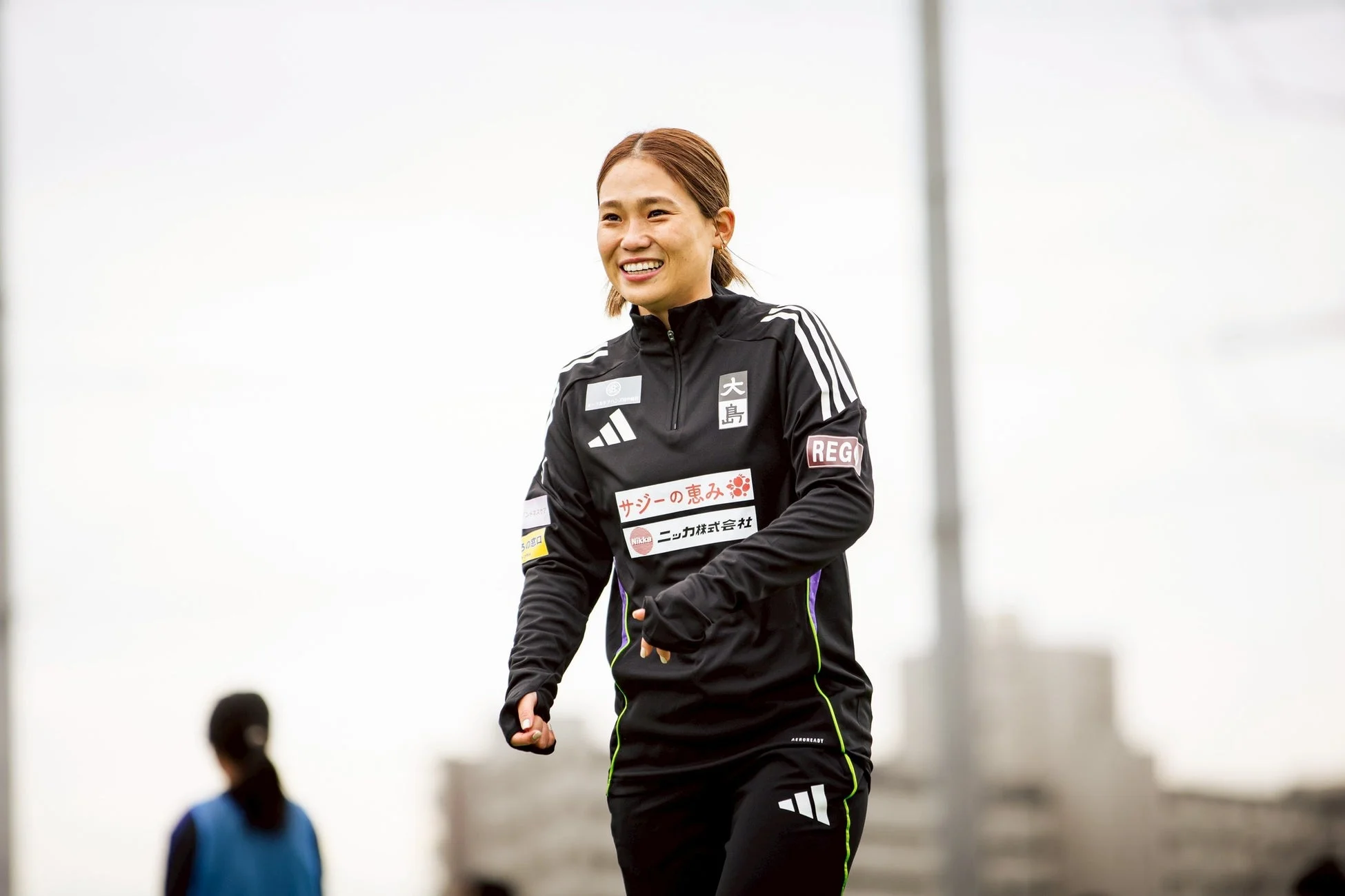 笑顔の長野選手