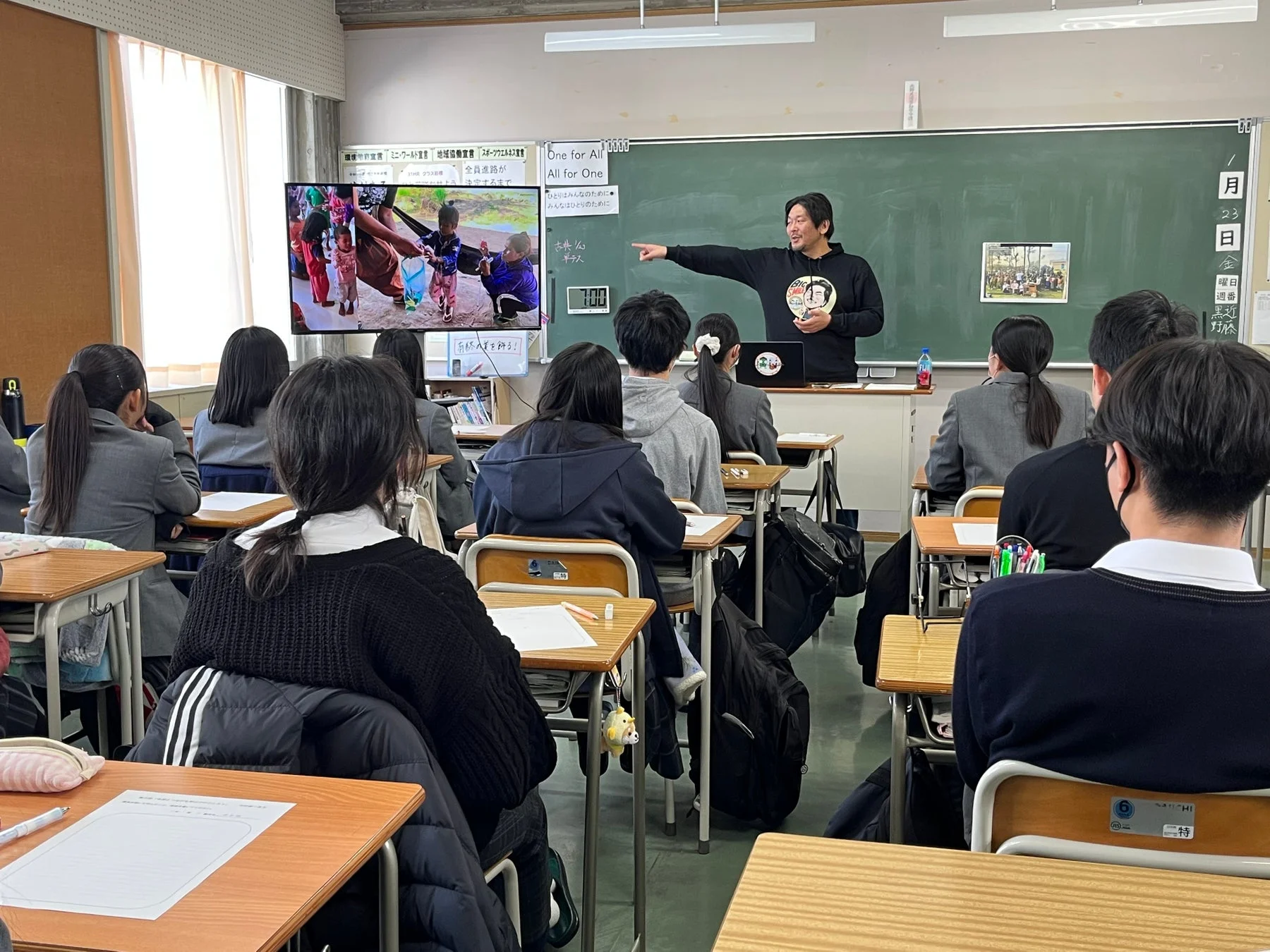 教室での授業風景