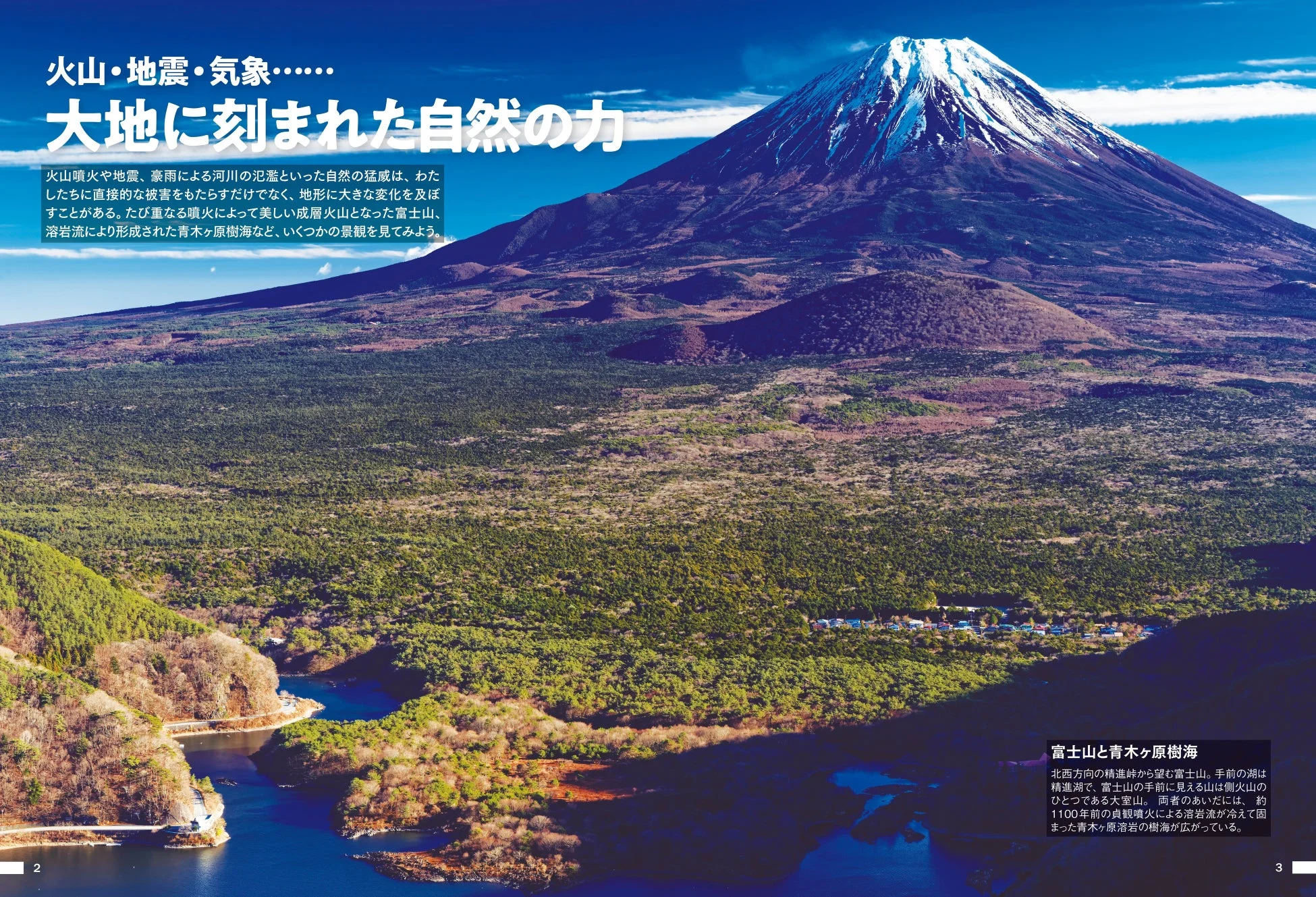 富士山と青木ヶ原樹海