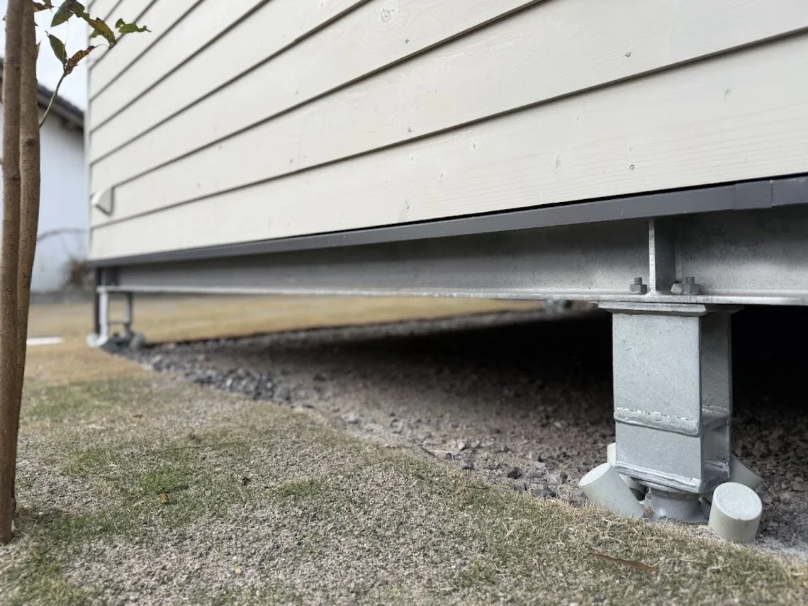 基礎部分の鋼材