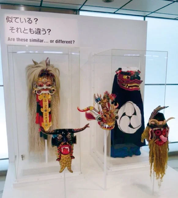 国立民族学博物館の仮面展示