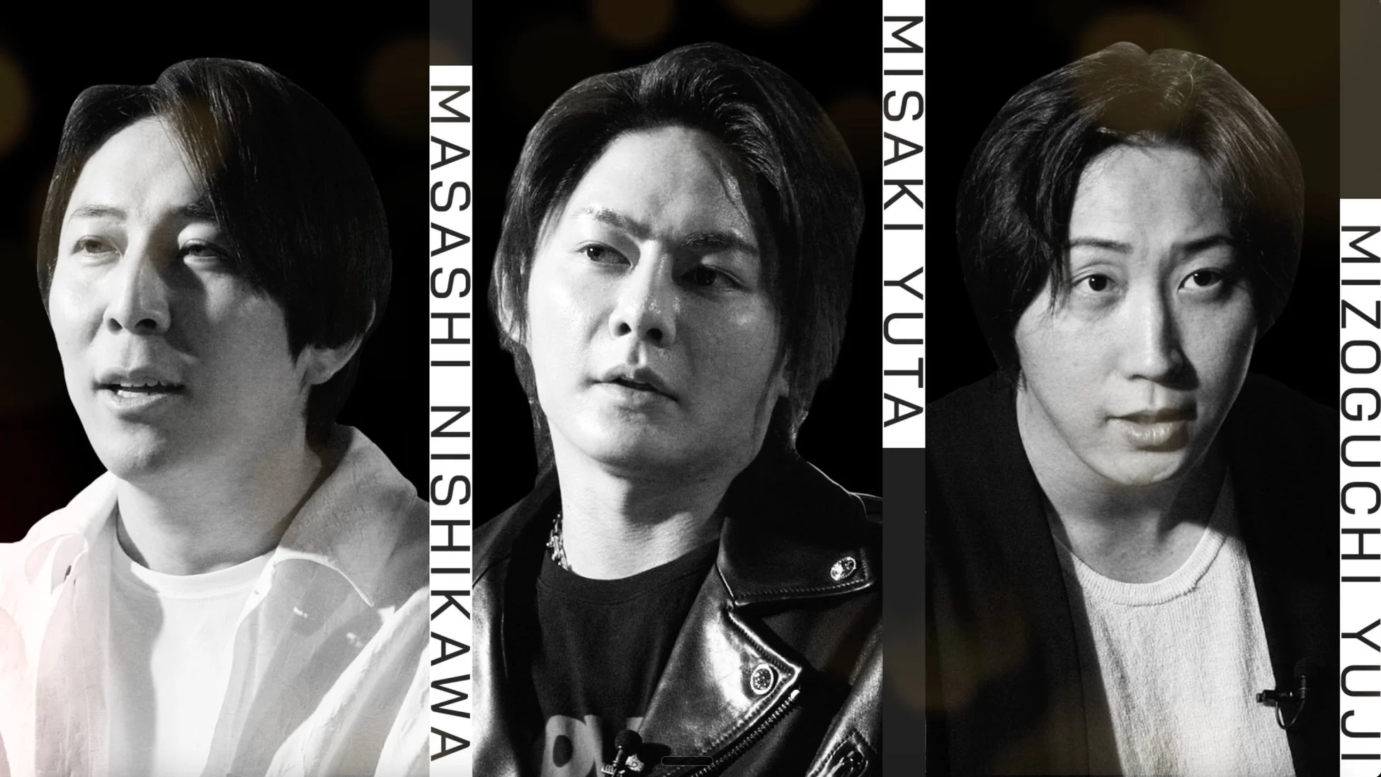 REAL CAREERのロゴと主催者3名のポートレート