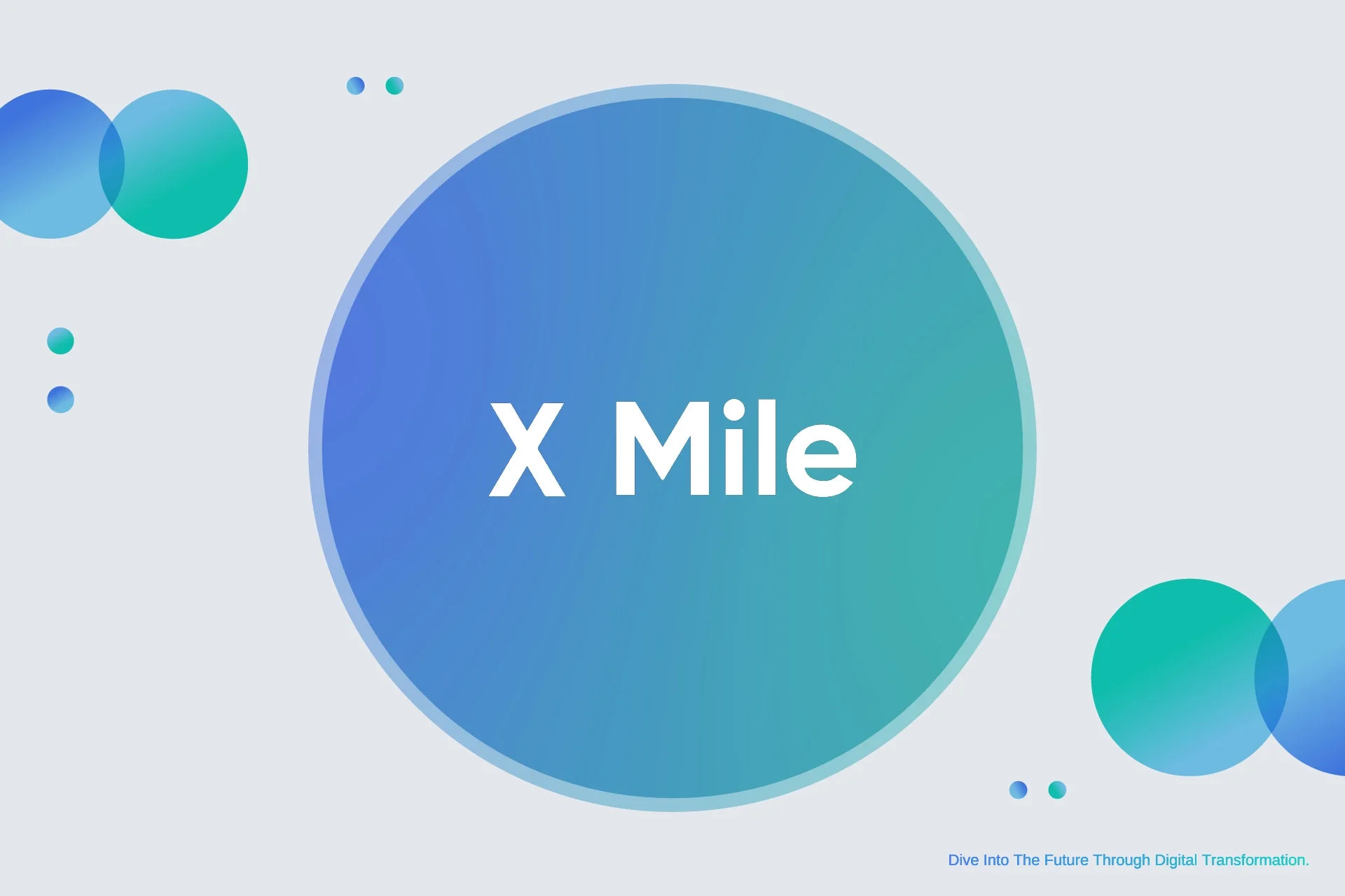 X Mile Dive Into The Future Through Digital Transformation.
