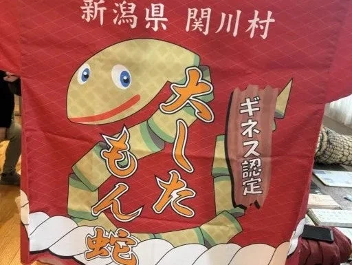 大したもん蛇まつりの展示