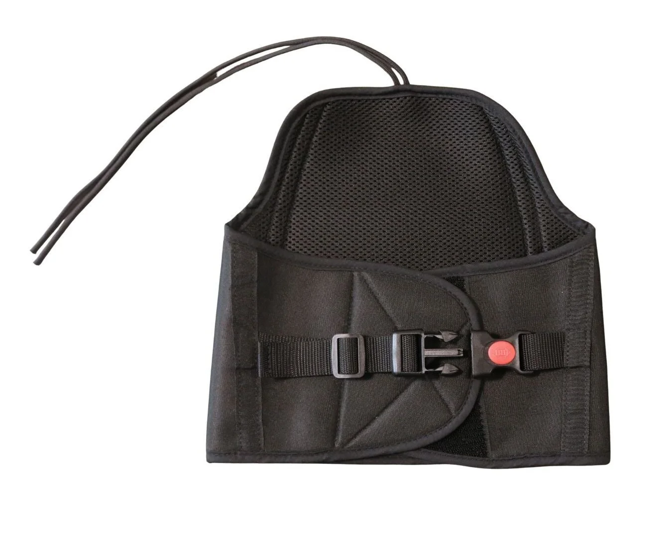 黒いバックサポートの一部