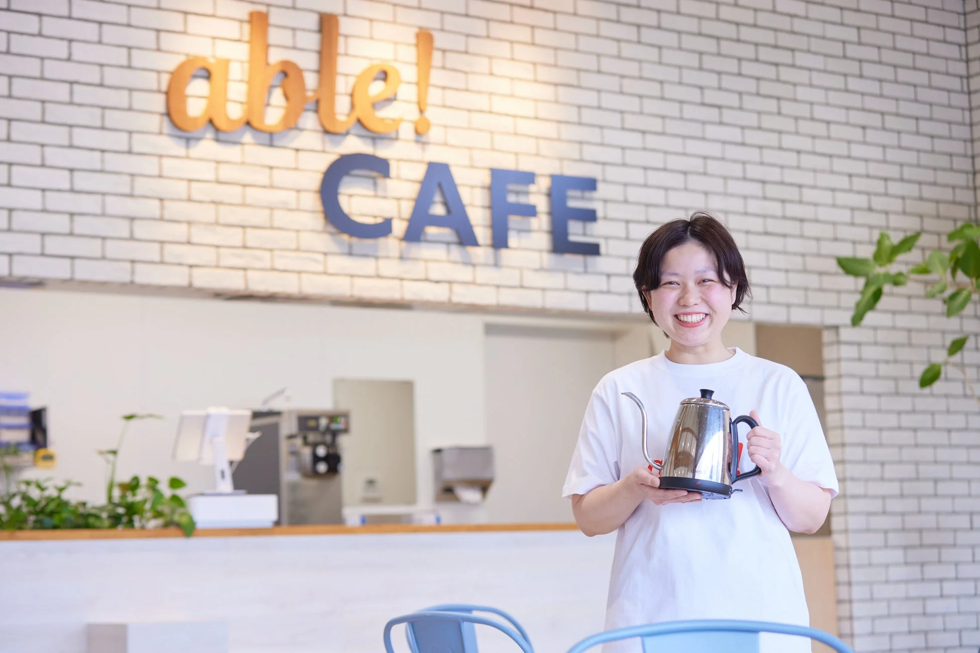 able! CAFEの女性スタッフ
