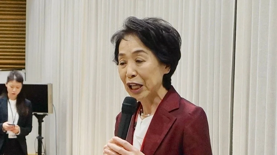 古屋範子氏の挨拶