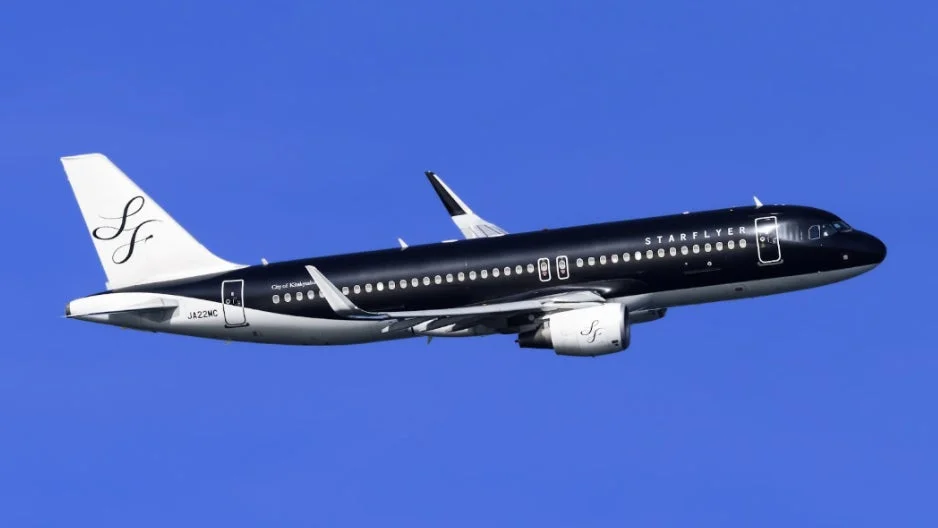 スターフライヤーの飛行機
