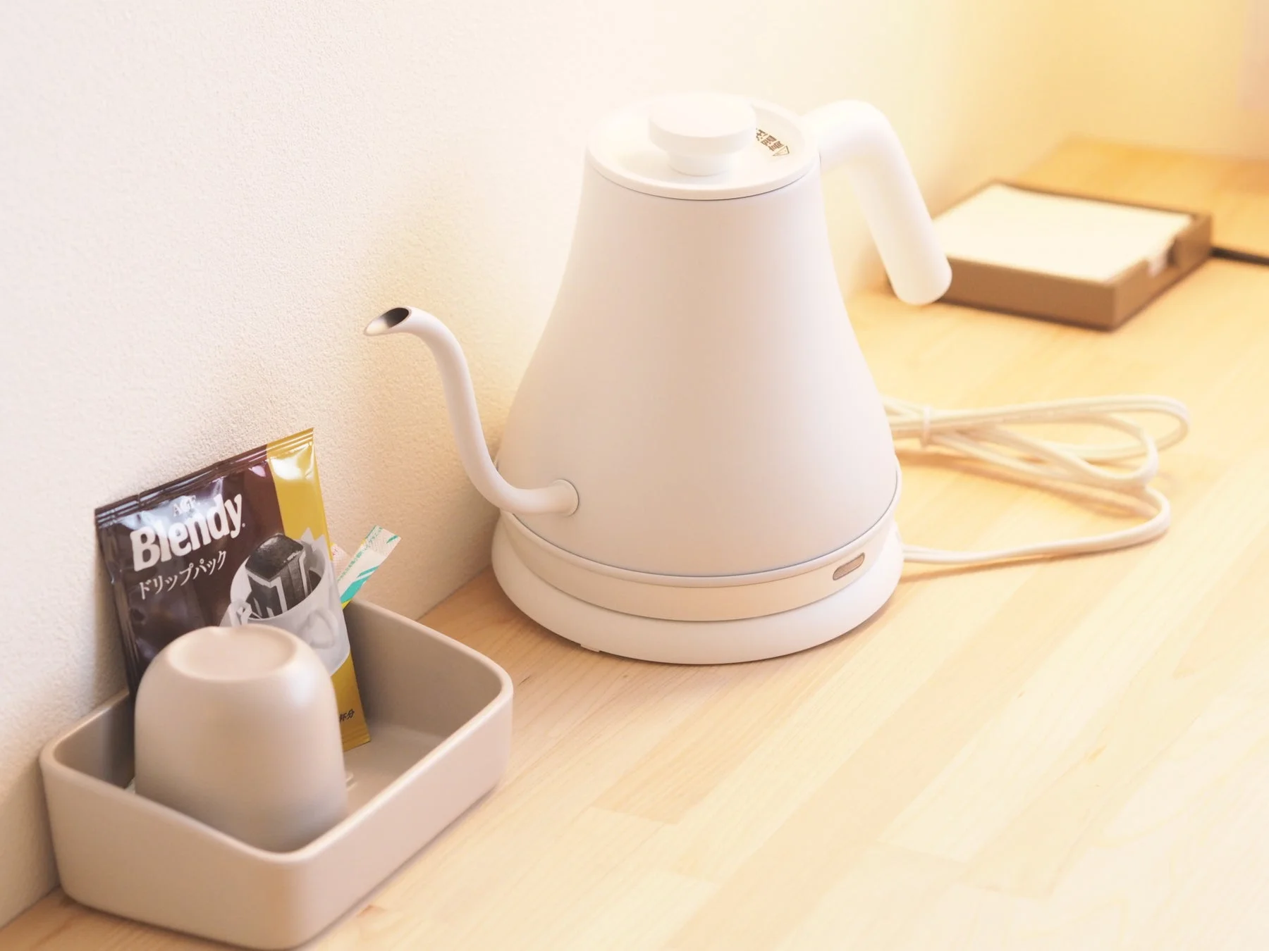 電気ケトルとドリップコーヒー