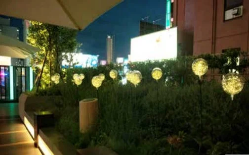 夜の屋上ガーデンテラス