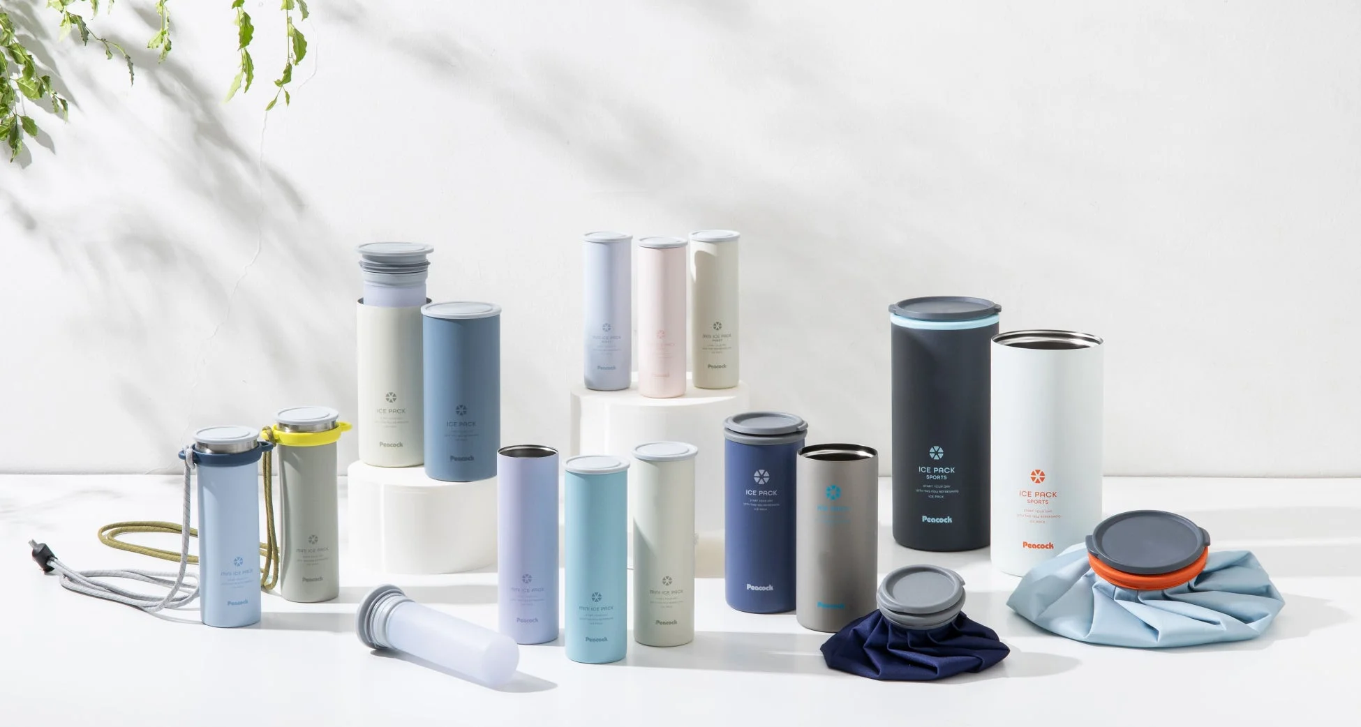 様々なサイズとカラーのアイスパックシリーズ