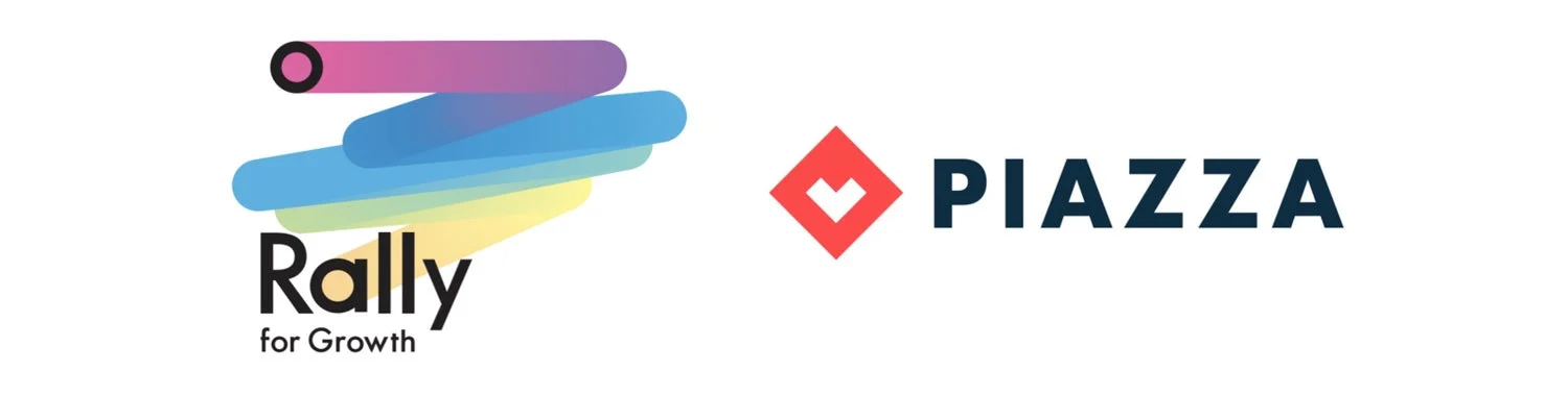 Rally for GrowthとPIAZZAのロゴ