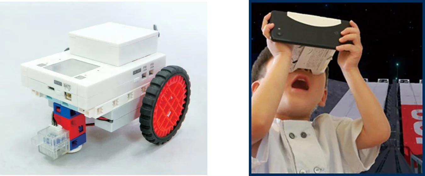 ロボットとVR体験