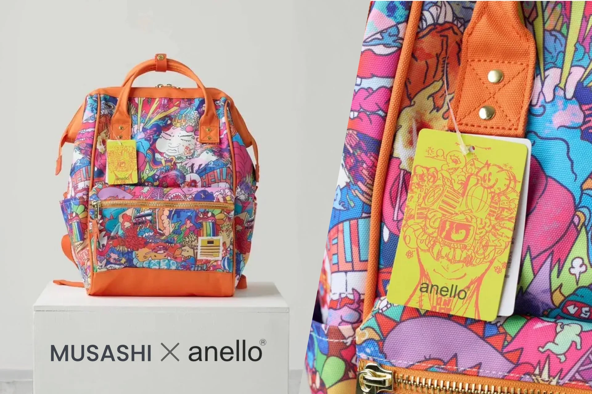 MUSASHI x anelloコラボリュック