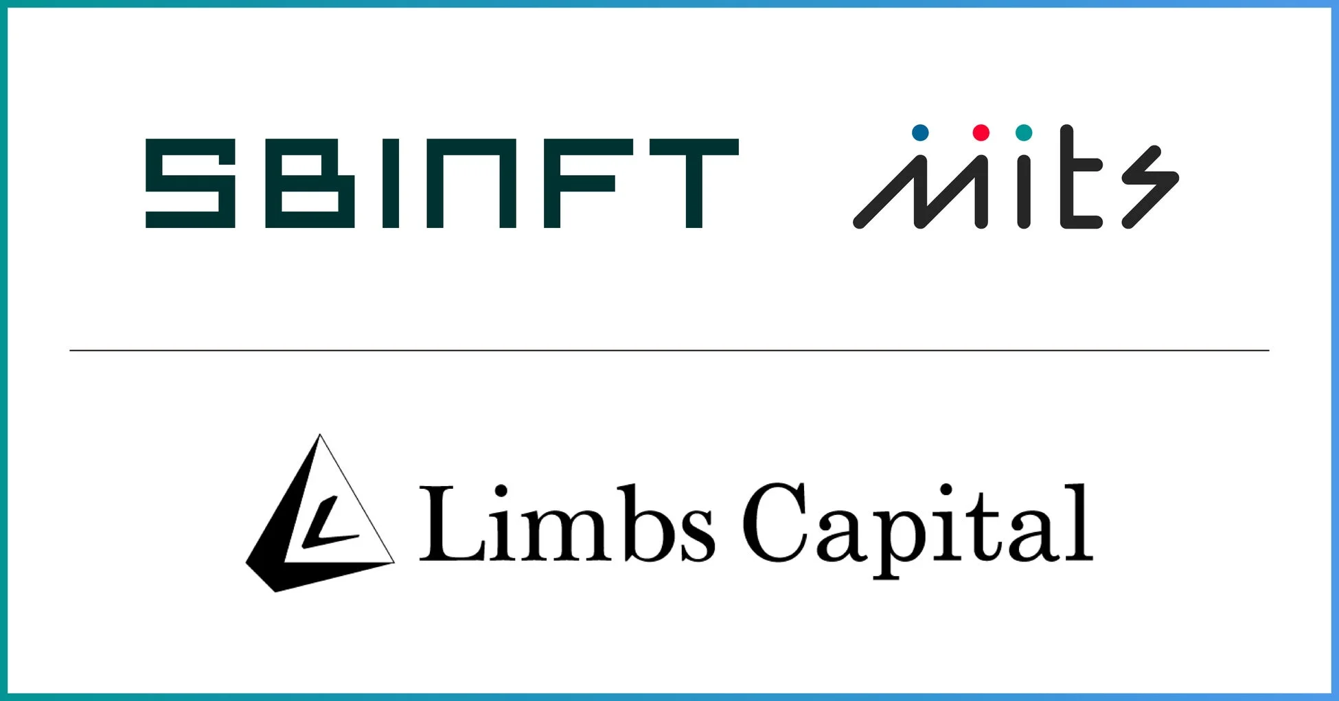 SBINFT、miits、Limbs Capitalのロゴが並んだ画像