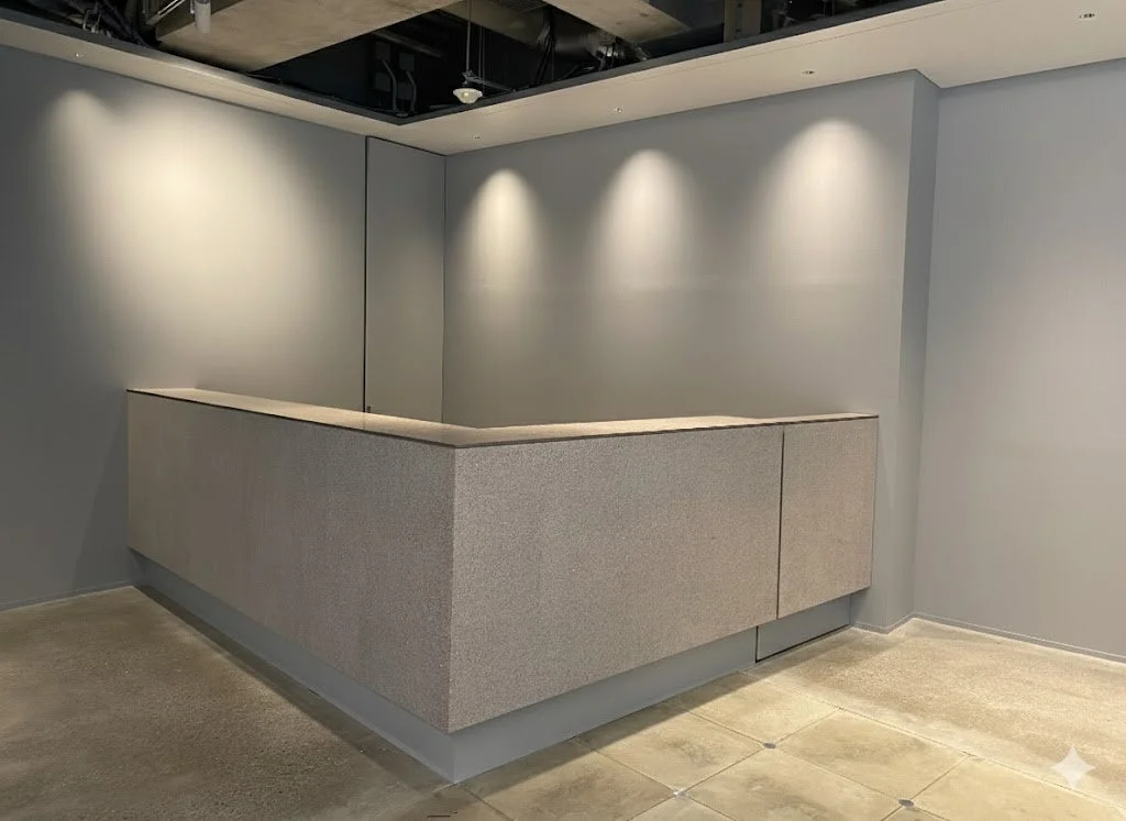 早稲田大学「GCC Common Room」のカウンター天板