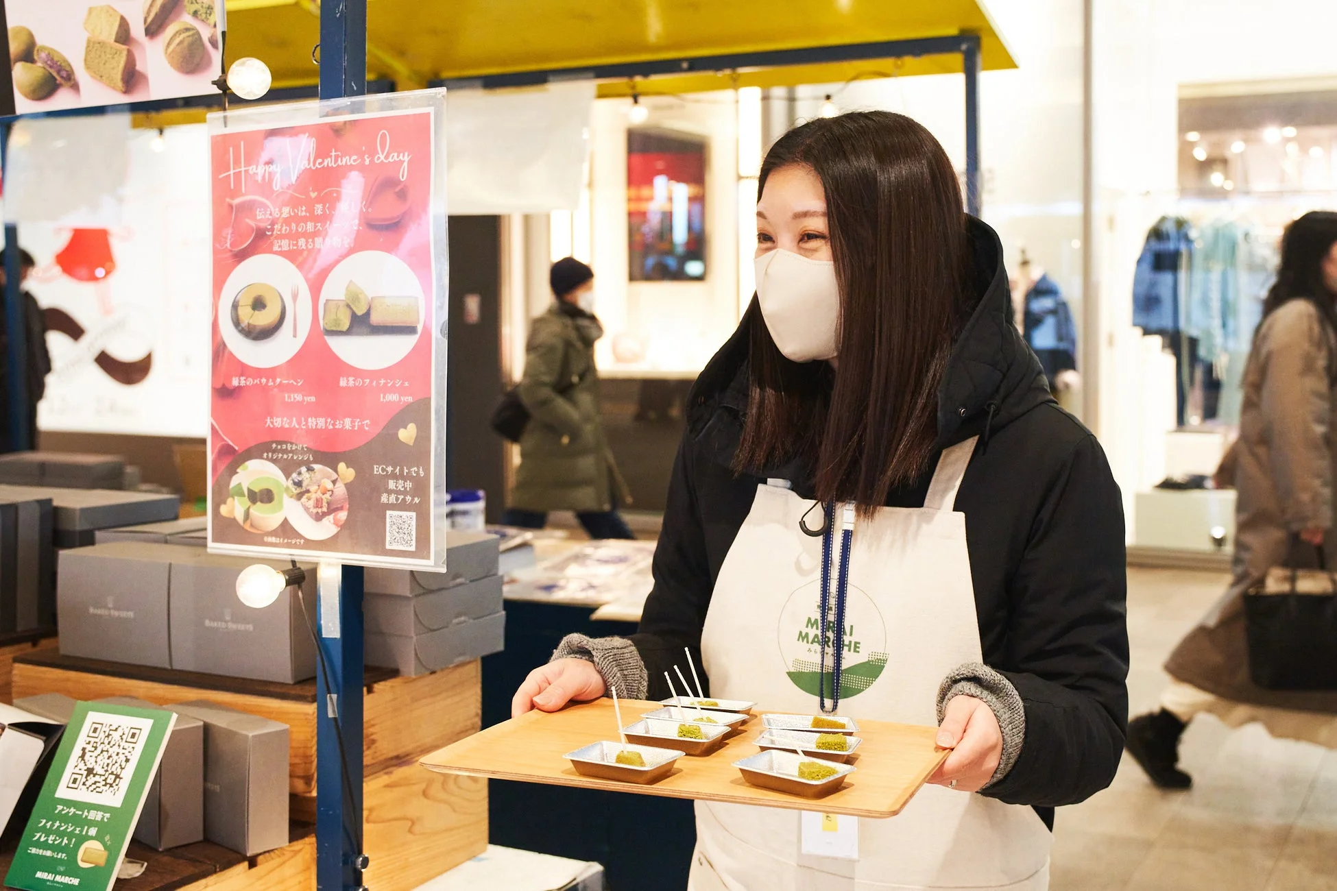 マルシェでの試食プロモーション