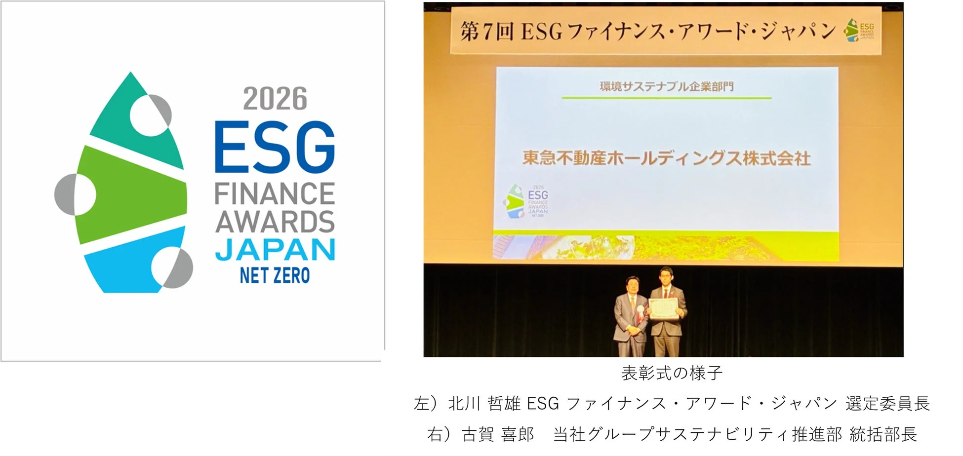 第7回ESGファイナンス・アワード・ジャパン 表彰式の様子