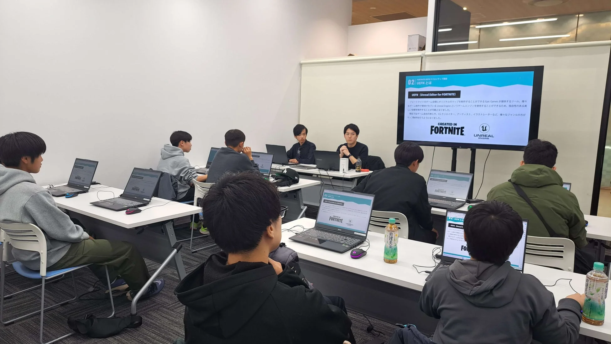 UEFNについて学ぶワークショップの様子