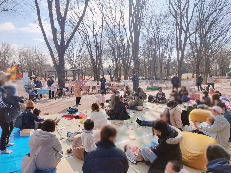 公園でのイベントの様子