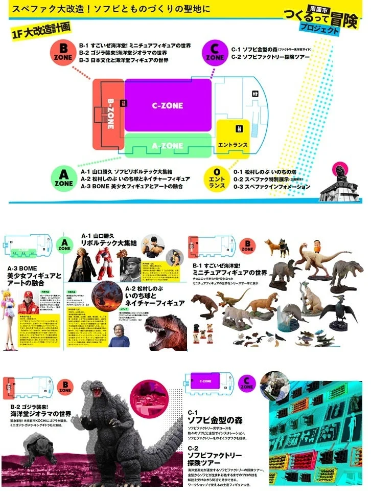 スペファク大改造!ソフビとものづくりの聖地に。