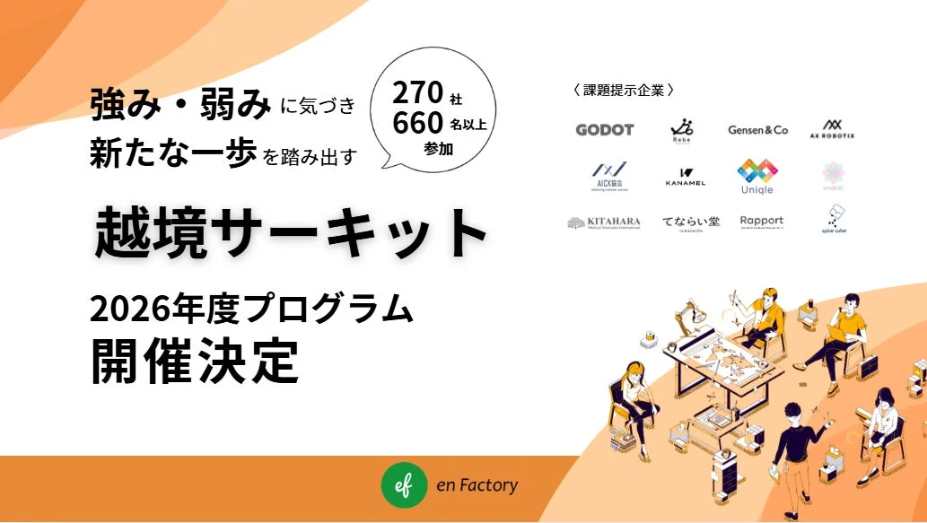 越境サーキット2026プログラム開催決定