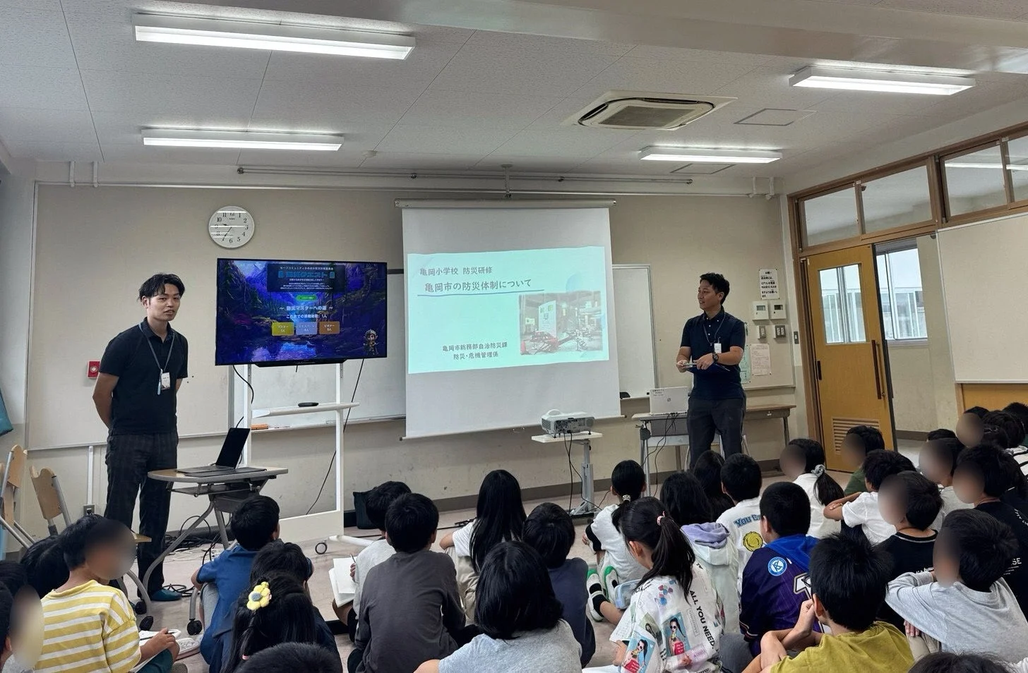 小学校での授業風景
