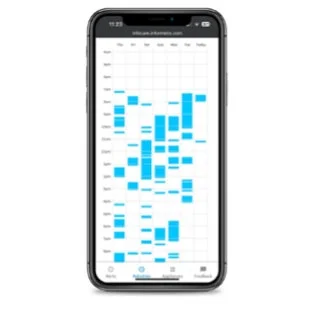 スケジュール管理アプリの画面