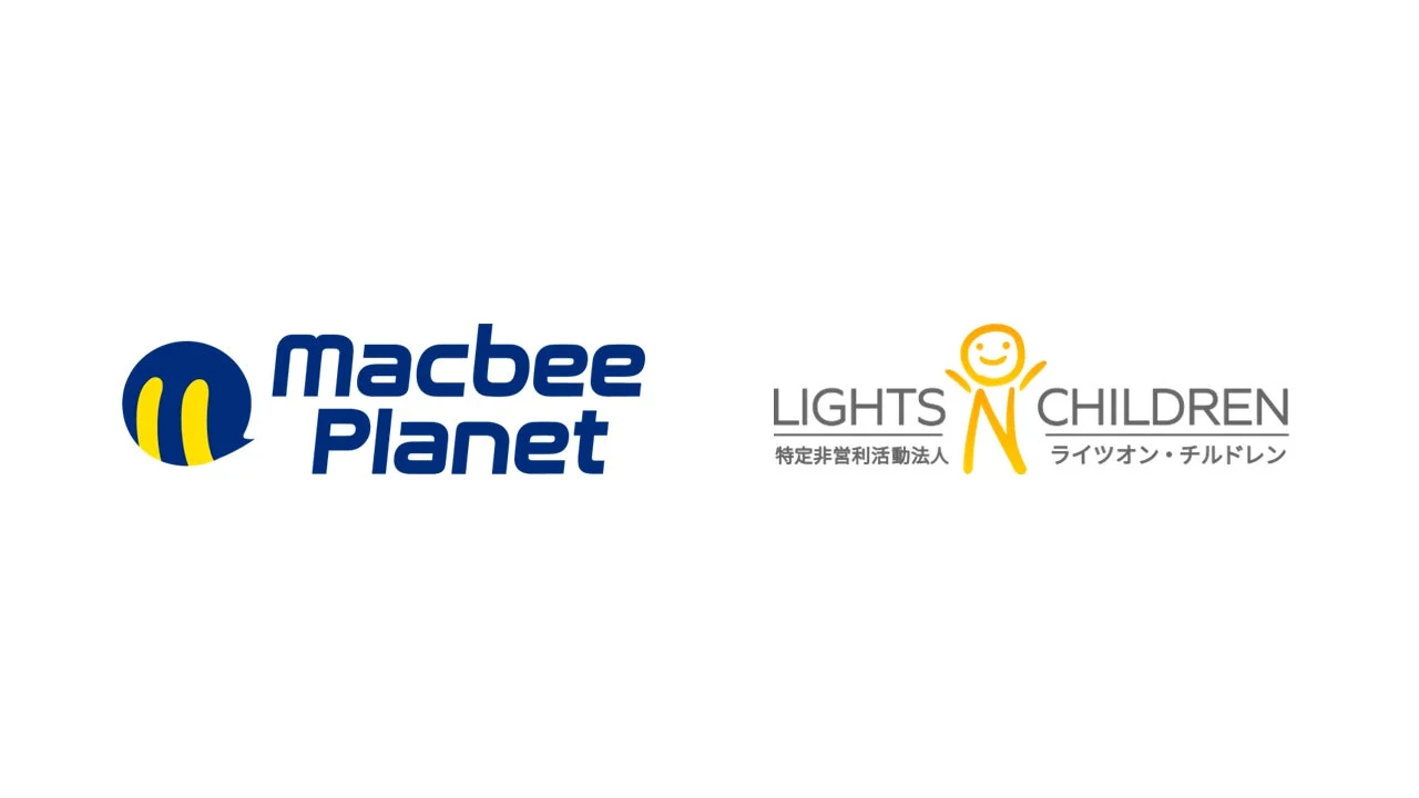 Macbee PlanetとLIGHTS CHILDRENのロゴ